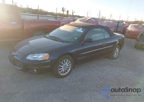 2002 Chrysler Sebring Limited from USA, damaged, VIN 1C3EL65R72N286771